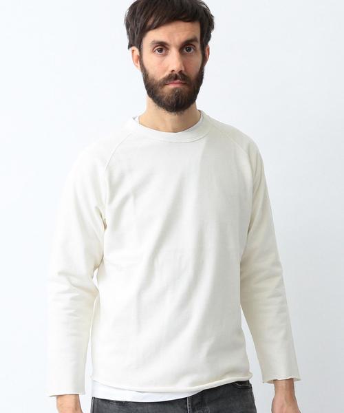 BEAUTY&YOUTH UNITED ARROWS（ビューティーアンドユースユナイテッドアローズ）の「BY ∴ ピグメント カットオフ スウェット◆（スウェット・メンズ・オリーブ/ナチュラル/ダークグレー・LARGE/X-LARGE/MEDIUM/SMALL）」の7枚目の写真