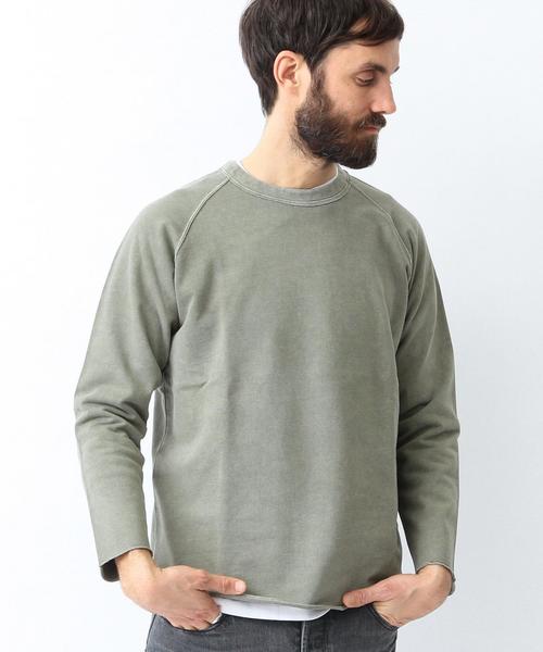 BEAUTY&YOUTH UNITED ARROWS（ビューティーアンドユースユナイテッドアローズ）の「BY ∴ ピグメント カットオフ スウェット◆（スウェット・メンズ・オリーブ/ナチュラル/ダークグレー・LARGE/X-LARGE/MEDIUM/SMALL）」の9枚目の写真