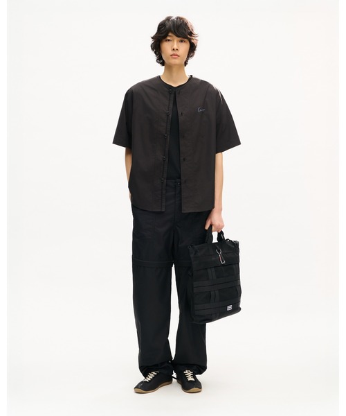 KENZO（ケンゾー）の「'KENZO Signature' ベースボール ショートスリーブ シャツ イン コットン ポプリン（シャツ/ブラウス・メンズ・ブラック系その他・SMALL/LARGE/MEDIUM）」の5枚目の写真