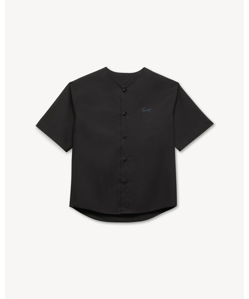 KENZO（ケンゾー）の「'KENZO Signature' ベースボール ショートスリーブ シャツ イン コットン ポプリン（シャツ/ブラウス・メンズ・ブラック系その他・SMALL/LARGE/MEDIUM）」の6枚目の写真