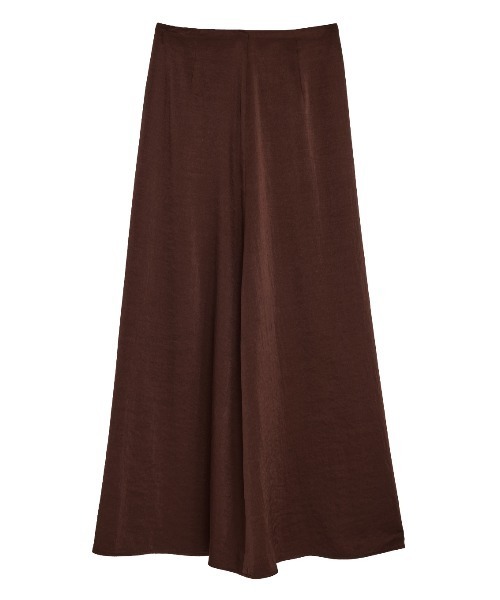 Ameri(アメリ)の「MEDI SILKY GLOW FLARE SKIRT(スカート・レディース・ピンク/ブラウン/ネイビー・MEDIUM/SMALL)」の21枚目の写真