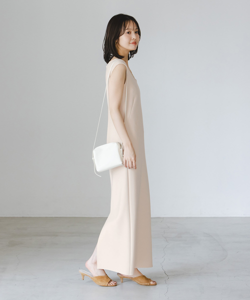 Noble（ノーブル）の「《追加・新色》【洗える】コンフォートジャージー2WAYワンピース（ワンピース・レディース・ブラウン系その他/ナチュラル・38/36）」の19枚目の写真