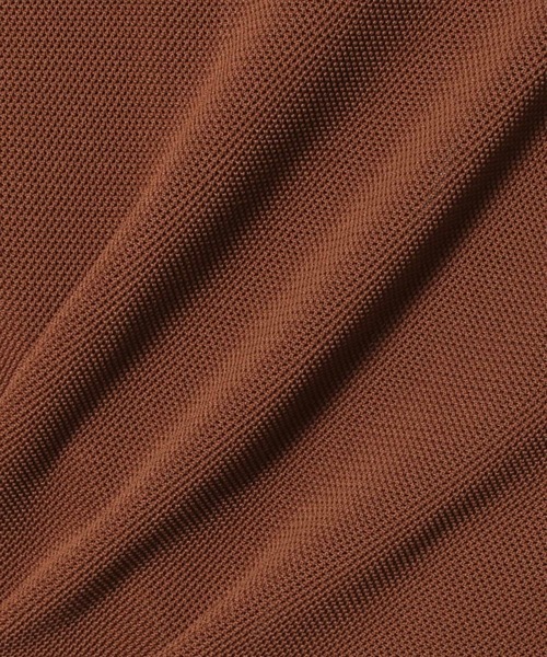 ESTNATION（エストネーション）の「ESTNATION / ストレッチ コットンメッシュ ポロシャツ（ポロシャツ・メンズ・ネイビー/ブラック・MEDIUM/LARGE）」の4枚目の写真