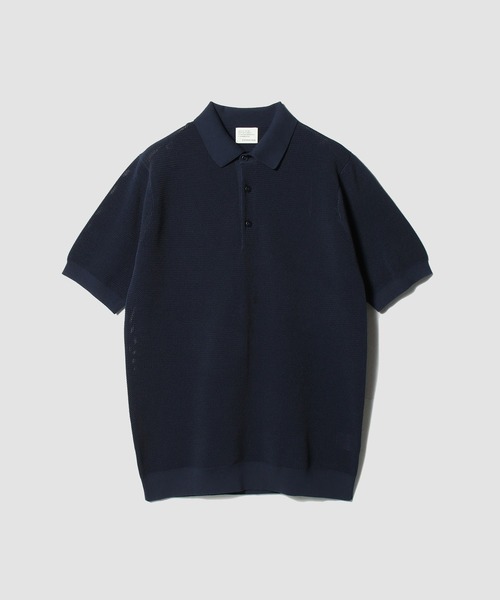 ESTNATION(エストネーション)の「ESTNATION / ストレッチ コットンメッシュ ポロシャツ(ポロシャツ・メンズ・ネイビー/ブラック/コーラル・MEDIUM/LARGE/X-LARGE)」の16枚目の写真