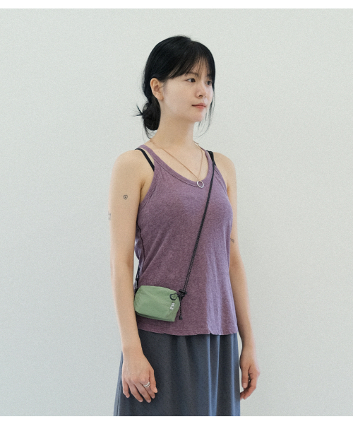 MMOGARDEN(エメモガーデン)の「(w) pigment tank top (3colors)(Tシャツ/カットソー・レディース・パープル/スカイブルー/アッシュグレー・FREE)」の4枚目の写真