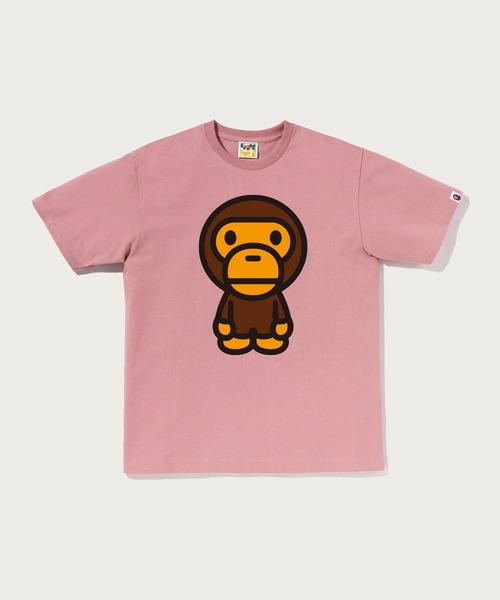 新品A BATHING APE ピンクカモ エイプTシャツS A BATHING APE｜ア ベイシング エイプのTシャツ/カットソー（ピンク