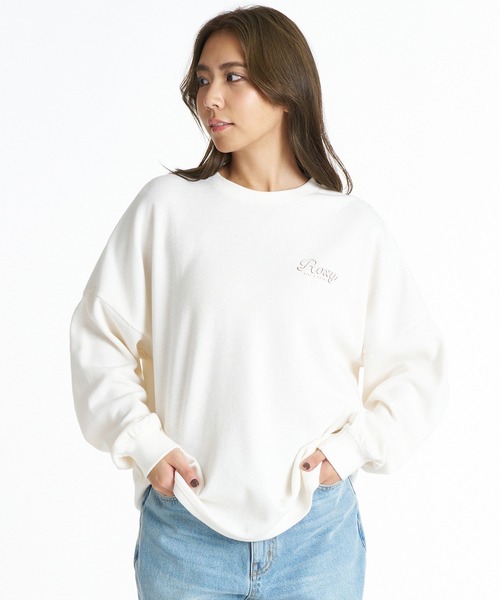 ROXY(ロキシー)の「ROXY/ロキシー ワッフルニットロンT RLT264010(Tシャツ/カットソー・レディース・ブルー/ラベンダー/キナリ・M/L)」の4枚目の写真