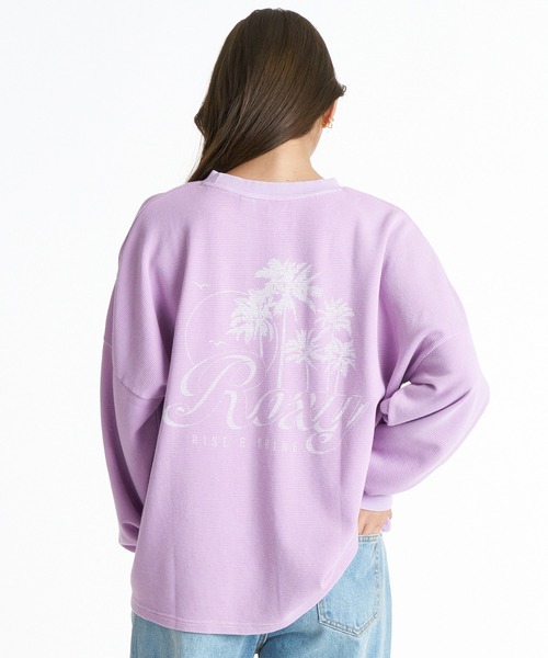 ROXY(ロキシー)の「ROXY/ロキシー ワッフルニットロンT RLT264010(Tシャツ/カットソー・レディース・ブルー/ラベンダー/キナリ・M/L)」の9枚目の写真