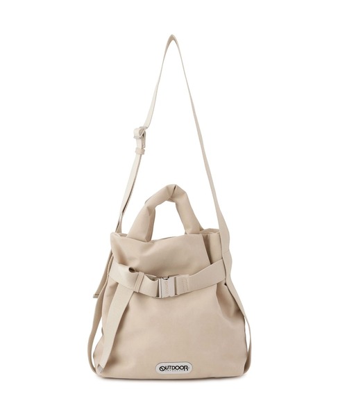 OUTDOOR PRODUCTS(アウトドアプロダクツ)の「【OUTDOOR PRODUCTS】VIS別注 2WAYスエードベルト付きトートバッグ(トートバッグ・レディース・ベージュ/ブラウン・FREE)」の11枚目の写真