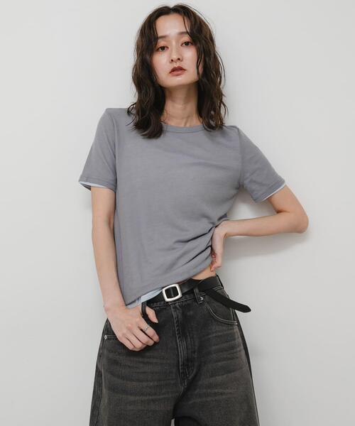 SENSE OF PLACE by URBAN RESEARCH(センスオブプレイスバイアーバンリサーチ)の「2pパックシアーTシャツ(Tシャツ/カットソー・レディース・その他1/その他2/その他3・ONE)」の8枚目の写真