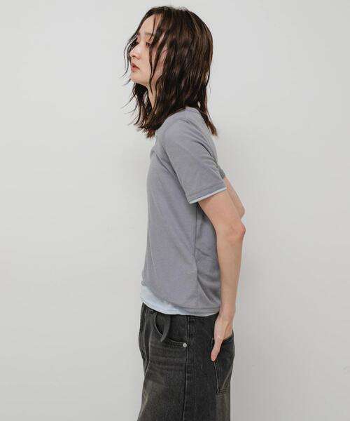 SENSE OF PLACE by URBAN RESEARCH(センスオブプレイスバイアーバンリサーチ)の「2pパックシアーTシャツ(Tシャツ/カットソー・レディース・その他1/その他2/その他3・ONE)」の10枚目の写真