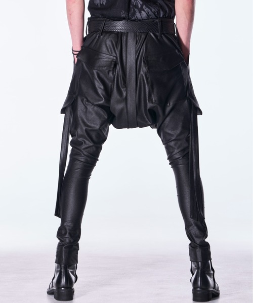 kiryuyrik（キリュウキリュウ）の「kiryuyrik/キリュウキリュウ/High Tension Jersey Saruel Pants（その他パンツ・メンズ・ブラック・SMALL/LARGE/MEDIUM）」の3枚目の写真
