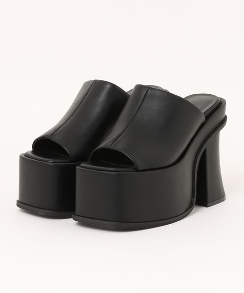 EMODA(エモダ)の「PLUMP HEEL SANDAL(その他シューズ・レディース・ブラック・SMALL/LARGE/MEDIUM)」の1枚目の写真