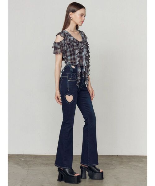 EMODA(エモダ)の「プランプヒールサンダル(サンダル・レディース・ブラック・SMALL/LARGE/MEDIUM)」の4枚目の写真