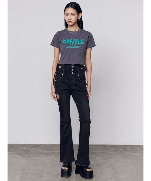 EMODA(エモダ)の「プランプヒールサンダル(サンダル・レディース・ブラック・SMALL/LARGE/MEDIUM)」の5枚目の写真