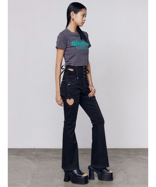 EMODA(エモダ)の「プランプヒールサンダル(サンダル・レディース・ブラック・SMALL/LARGE/MEDIUM)」の6枚目の写真
