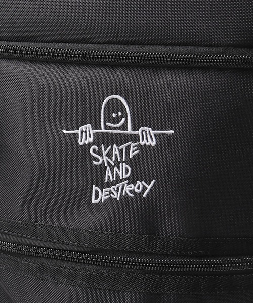 BACKYARD FAMILY(バックヤードファミリー)の「THRASHER スラッシャー バックパック 30L シューズスペース付(バックパック/リュック・メンズ・ブラック系その他/ブラック×ホワイト・FREE)」の13枚目の写真