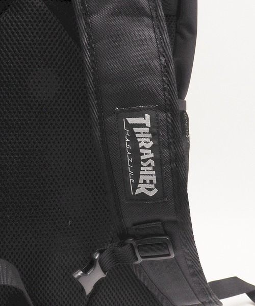 BACKYARD FAMILY(バックヤードファミリー)の「THRASHER スラッシャー バックパック 30L シューズスペース付(バックパック/リュック・メンズ・ブラック系その他/ブラック×ホワイト・FREE)」の14枚目の写真