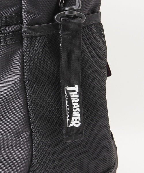 BACKYARD FAMILY(バックヤードファミリー)の「THRASHER スラッシャー バックパック 30L シューズスペース付(バックパック/リュック・メンズ・ブラック系その他/ブラック×ホワイト・FREE)」の15枚目の写真