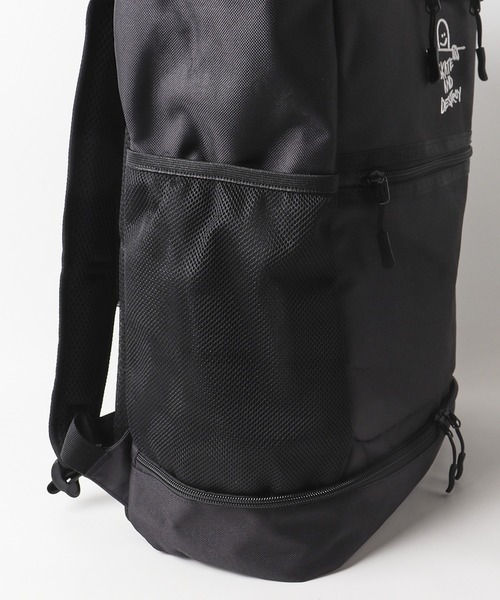 BACKYARD FAMILY(バックヤードファミリー)の「THRASHER スラッシャー バックパック 30L シューズスペース付(バックパック/リュック・メンズ・ブラック系その他/ブラック×ホワイト・FREE)」の17枚目の写真