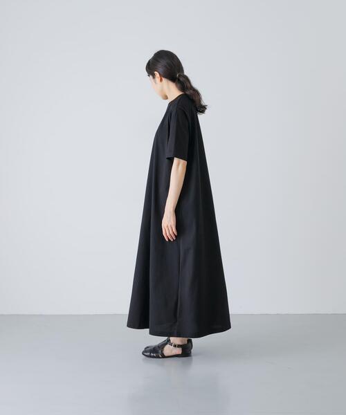 かぐれ(カグレ)の「『2サイズ展開』コットンAラインカットワンピース(ワンピース・レディース・ブラック・0/1)」の16枚目の写真