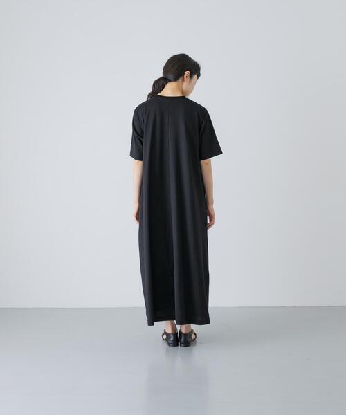 かぐれ(カグレ)の「『2サイズ展開』コットンAラインカットワンピース(ワンピース・レディース・ブラック・0/1)」の17枚目の写真