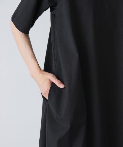 かぐれ(カグレ)の「『2サイズ展開』コットンAラインカットワンピース(ワンピース・レディース・ブラック・0/1)」の8枚目の写真