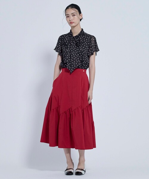 TOCCA（トッカ）の「DANCING HIGH HEELS ブラウス（シャツ/ブラウス・レディース・ブラウン系5/ブラック系5・0/4）」の11枚目の写真