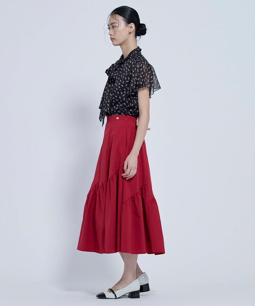 TOCCA（トッカ）の「DANCING HIGH HEELS ブラウス（シャツ/ブラウス・レディース・ブラウン系5/ブラック系5・0/4）」の12枚目の写真