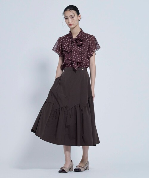 TOCCA（トッカ）の「DANCING HIGH HEELS ブラウス（シャツ/ブラウス・レディース・ブラウン系5/ブラック系5・0/4）」の14枚目の写真