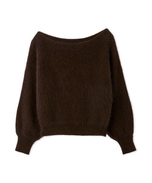 FRAY I.D(フレイアイディー)の「フォックスカシミアオフショルプルオーバー(Tシャツ/カットソー・レディース・ブラウン/アイボリー/ライトブルー/グレー・F)」の3枚目の写真