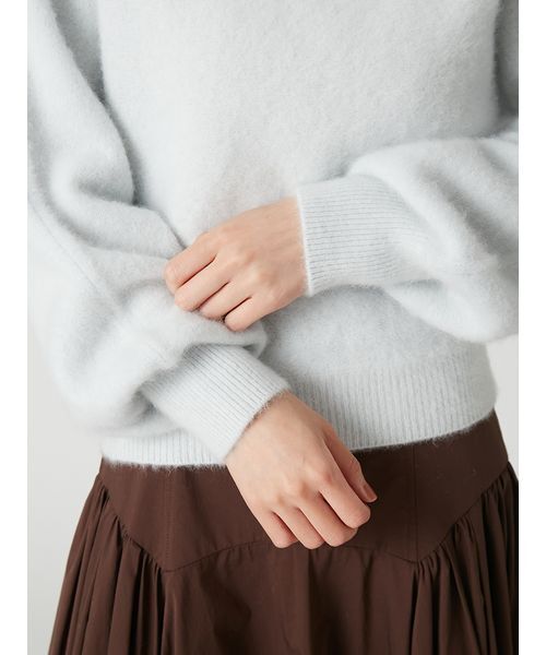 FRAY I.D(フレイアイディー)の「フォックスカシミアオフショルプルオーバー(Tシャツ/カットソー・レディース・ブラウン/アイボリー/ライトブルー/グレー・F)」の10枚目の写真