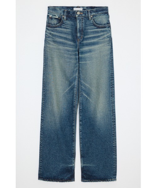 MOUSSY(マウジー)の「【26年AW新作】【新登場】MVS MIDRISE STRAIGHT(デニムパンツ・レディース・ワンウォッシュ/ダークブルー・26inch/23inch/24inch/25inch)」の3枚目の写真