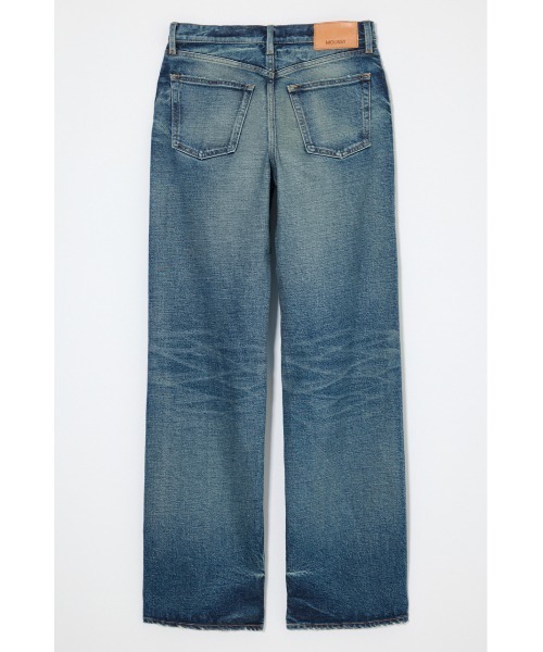 MOUSSY(マウジー)の「【26年AW新作】【新登場】MVS MIDRISE STRAIGHT(デニムパンツ・レディース・ワンウォッシュ/ダークブルー・26inch/23inch/24inch/25inch)」の4枚目の写真