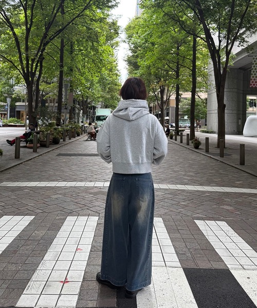 UNDERSTATEMENTs(アンダーステイトメント)の「ヴィンテージブラストワイドデニムパンツ(デニムパンツ・メンズ・ブラック・SMALL/MEDIUM/LARGE)」の3枚目の写真