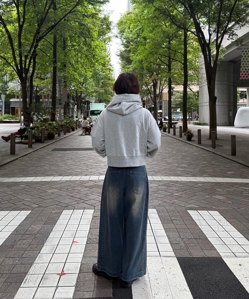 UNDERSTATEMENTs(アンダーステイトメント)の「ヴィンテージブラストワイドデニムパンツ(デニムパンツ・メンズ・ブラック・SMALL/MEDIUM/LARGE)」の5枚目の写真