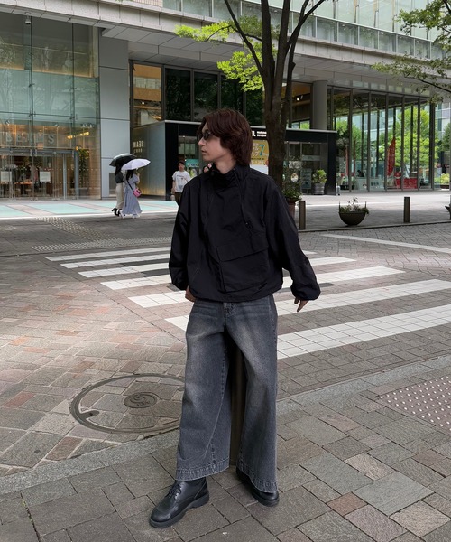UNDERSTATEMENTs(アンダーステイトメント)の「ヴィンテージブラストワイドデニムパンツ(デニムパンツ・メンズ・ブラック・SMALL/MEDIUM/LARGE)」の16枚目の写真