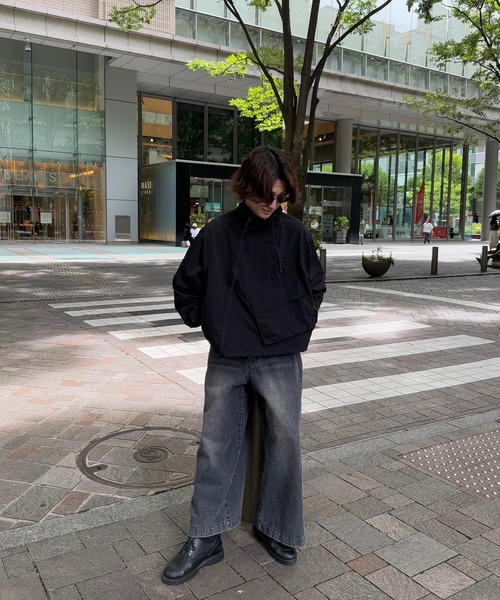 UNDERSTATEMENTs(アンダーステイトメント)の「ヴィンテージブラストワイドデニムパンツ(デニムパンツ・メンズ・ブラック・SMALL/MEDIUM/LARGE)」の19枚目の写真