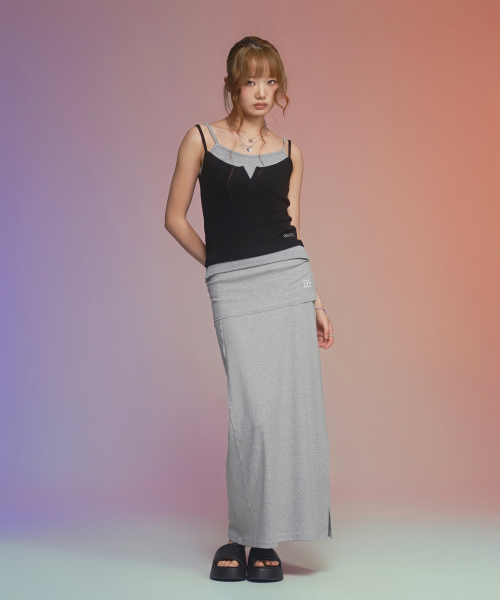 ASON(アズオン)の「DEWY LONG SKIRT / GRAY(スカート・レディース・その他・FREE)」の9枚目の写真