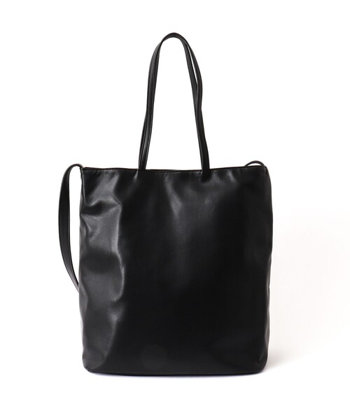 Un coeur（アンクール）の「【Un coeur/アンクール】K906018 DRAPE 2WAY TOTE（トートバッグ・メンズ・ブラック・FREE）」の2枚目の写真