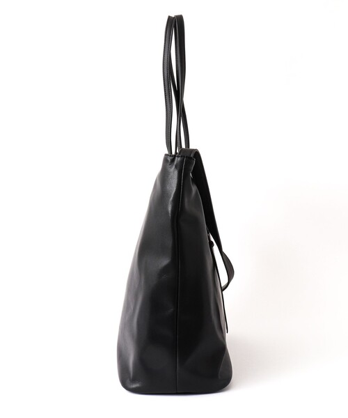 Un coeur（アンクール）の「【Un coeur/アンクール】K906018 DRAPE 2WAY TOTE（トートバッグ・メンズ・ブラック・FREE）」の4枚目の写真