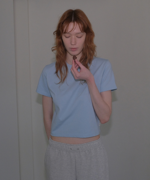 108POUND(108パウンド)の「Base Crop Tee_Sky Blue(Tシャツ/カットソー・レディース・その他・FREE)」の2枚目の写真