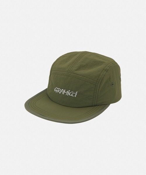 Gramicci(グラミチ)の「【RE】【GRAMICCI】NYLON GRAMICCI CAP(キャップ・メンズ・ブラック/オリーブ/ネイビー・FREE)」の2枚目の写真