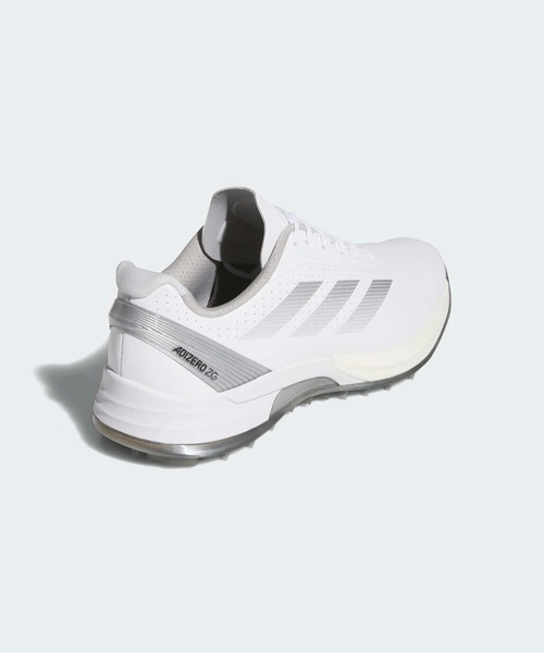 adidas(アディダス)の「アディゼロ ZG 25【adidas Golf/アディダスゴルフ】(スニーカー・メンズ・ホワイト×グレー・24.5cm/25.5cm/26.5cm/27.5cm/25.0cm/26.0cm/27.0cm/28.0cm)」の5枚目の写真