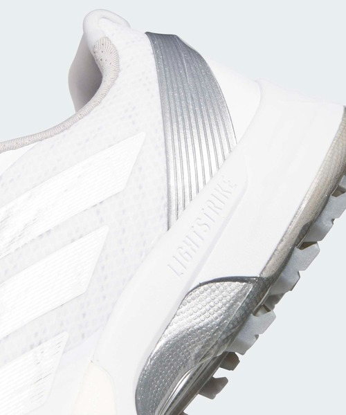 adidas(アディダス)の「アディゼロ ZG 25【adidas Golf/アディダスゴルフ】(スニーカー・メンズ・ホワイト×グレー・24.5cm/25.5cm/26.5cm/27.5cm/25.0cm/26.0cm/27.0cm/28.0cm)」の7枚目の写真