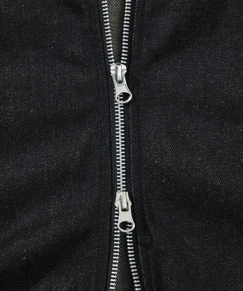 UMBRO(アンブロ)の「UMBRO/アンブロ SP Track Jacket DENIM 10oz/別注 デニム トラックジャケット(デニムジャケット・メンズ・ネイビー/ブラック・LARGE/MEDIUM/X-LARGE)」の6枚目の写真