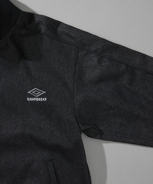 UMBRO(アンブロ)の「UMBRO/アンブロ SP Track Jacket DENIM 10oz/別注 デニム トラックジャケット(デニムジャケット・メンズ・ネイビー/ブラック・LARGE/MEDIUM/X-LARGE)」の7枚目の写真