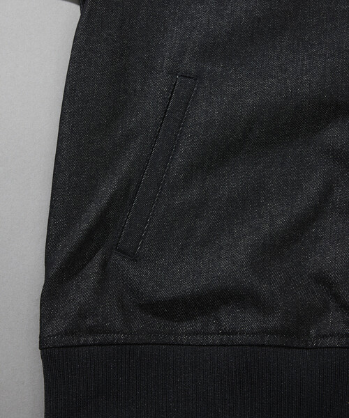 UMBRO(アンブロ)の「UMBRO/アンブロ SP Track Jacket DENIM 10oz/別注 デニム トラックジャケット(デニムジャケット・メンズ・ネイビー/ブラック・LARGE/MEDIUM/X-LARGE)」の9枚目の写真