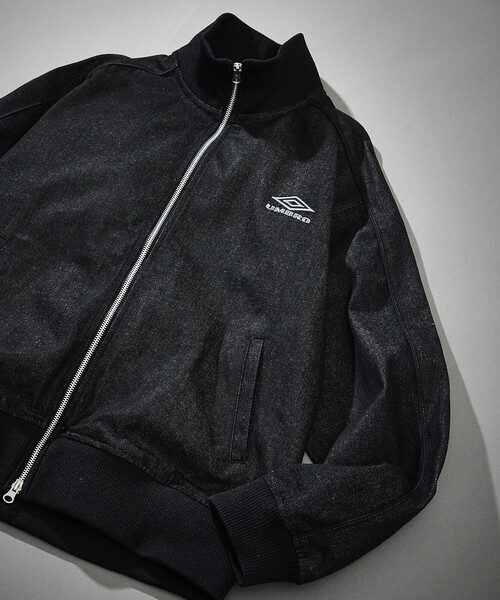 UMBRO(アンブロ)の「UMBRO/アンブロ SP Track Jacket DENIM 10oz/別注 デニム トラックジャケット(デニムジャケット・メンズ・ネイビー/ブラック・LARGE/MEDIUM/X-LARGE)」の16枚目の写真