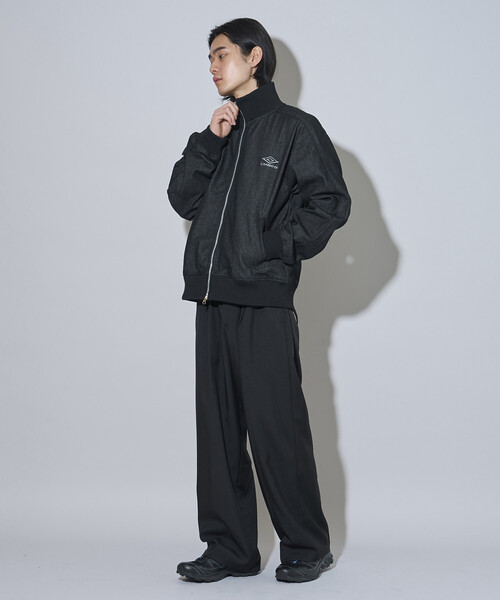 UMBRO(アンブロ)の「UMBRO/アンブロ SP Track Jacket DENIM 10oz/別注 デニム トラックジャケット(デニムジャケット・メンズ・ネイビー/ブラック・LARGE/MEDIUM/X-LARGE)」の17枚目の写真